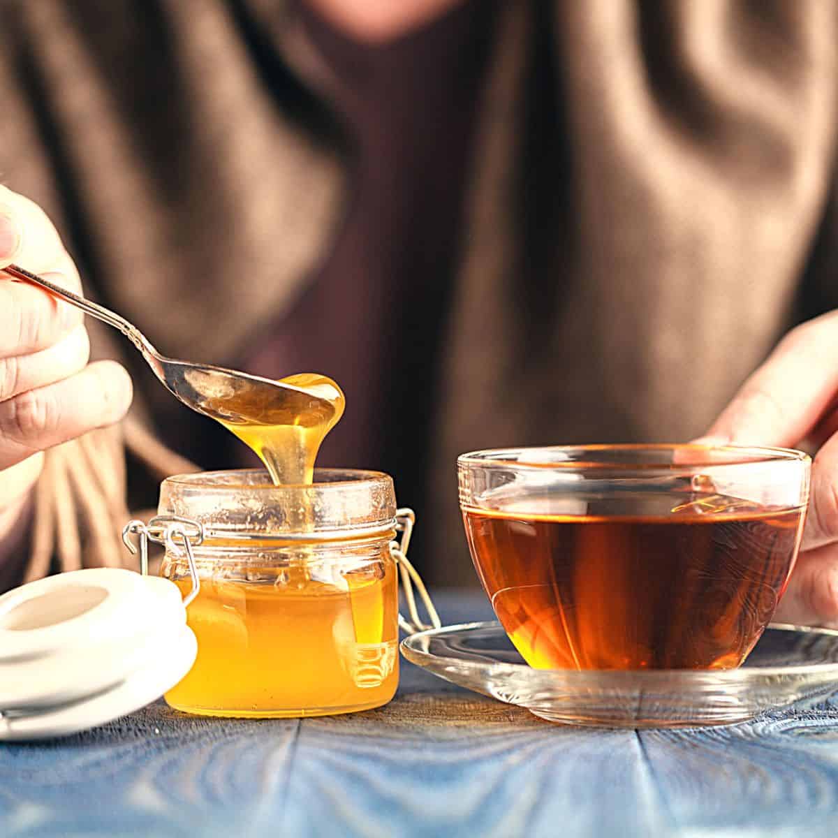 Tea and honey therapy