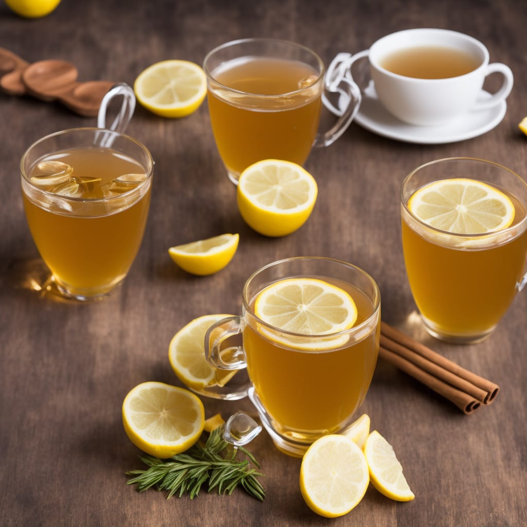 Iranian lemon juice honey drink