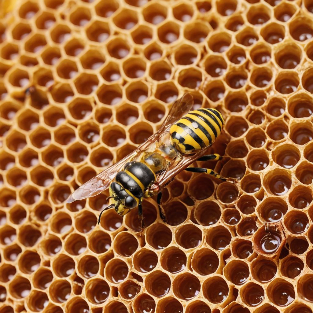 Natural mountain honey