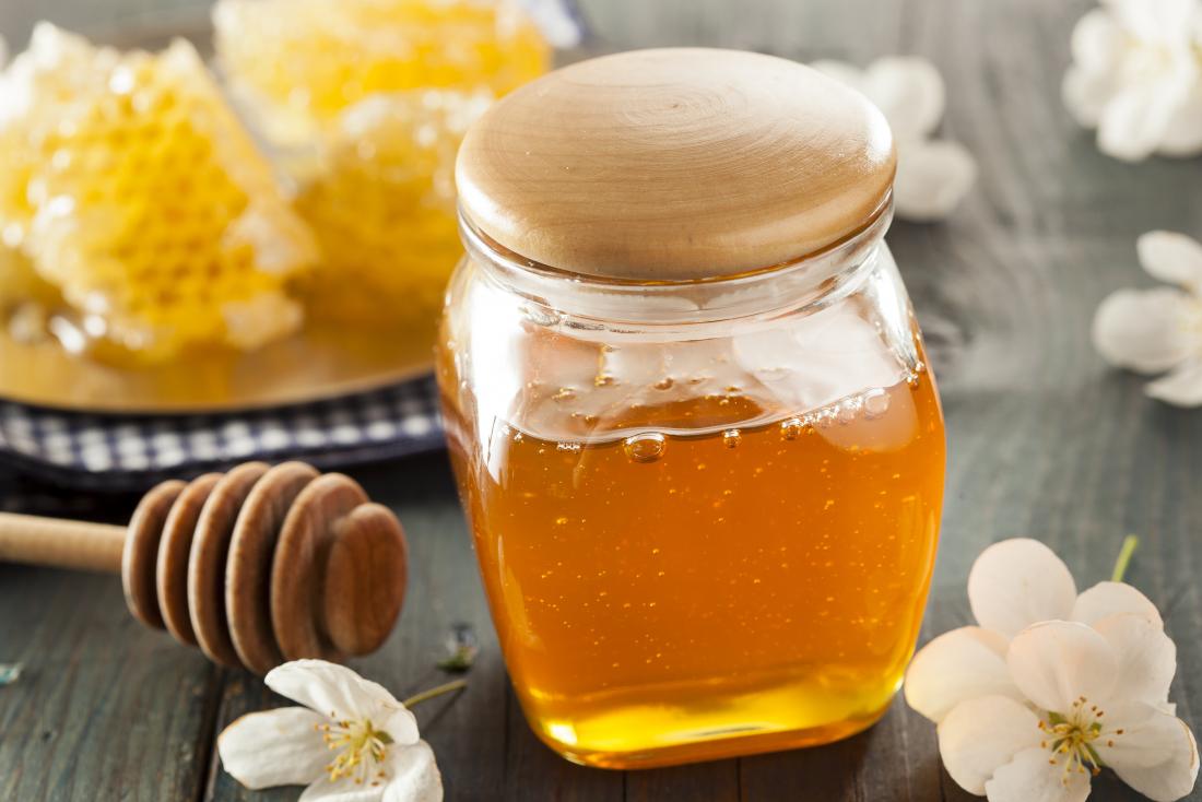 Medicinal composition of honey