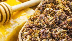 pure Iranian propolis on maintaining oral