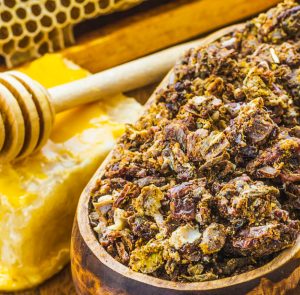 pure Iranian propolis on maintaining oral