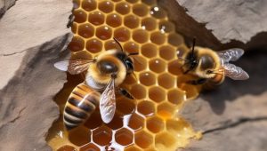 Harvesting pure honey