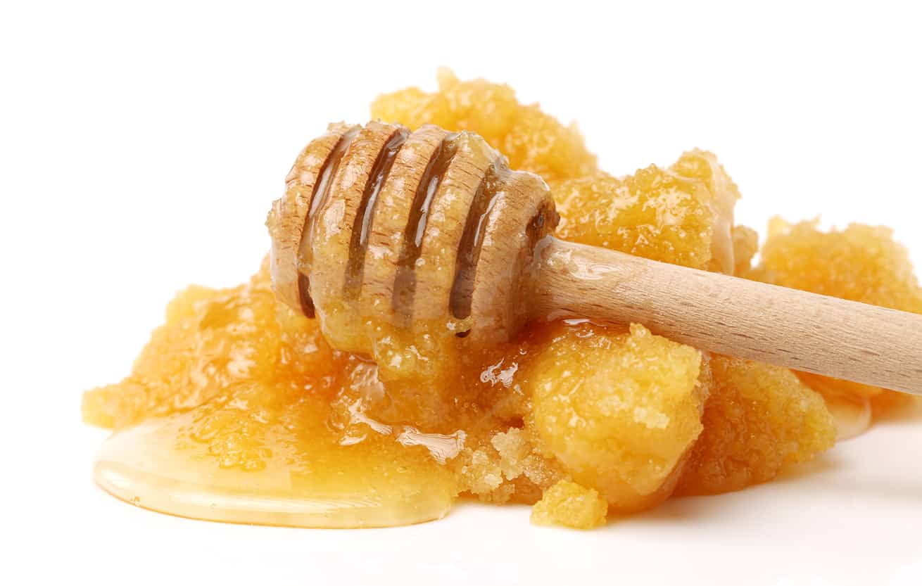 Natural sugar in honey